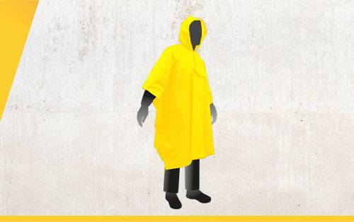 Poncho de lluvia PVC