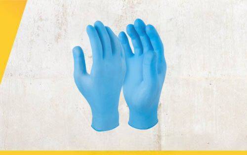 Guante de nitrilo descartable