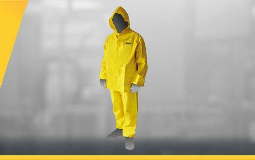 Indumentaria laboral para la lluvia