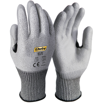 GUANTE RESISTENTE AL CORTE - G13 - NIVEL 5 - BAÑO DE PU
